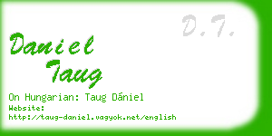 daniel taug business card